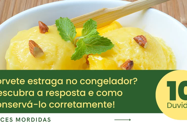 Sorvete estraga no congelador Descubra a resposta e como conservá-lo corretamente